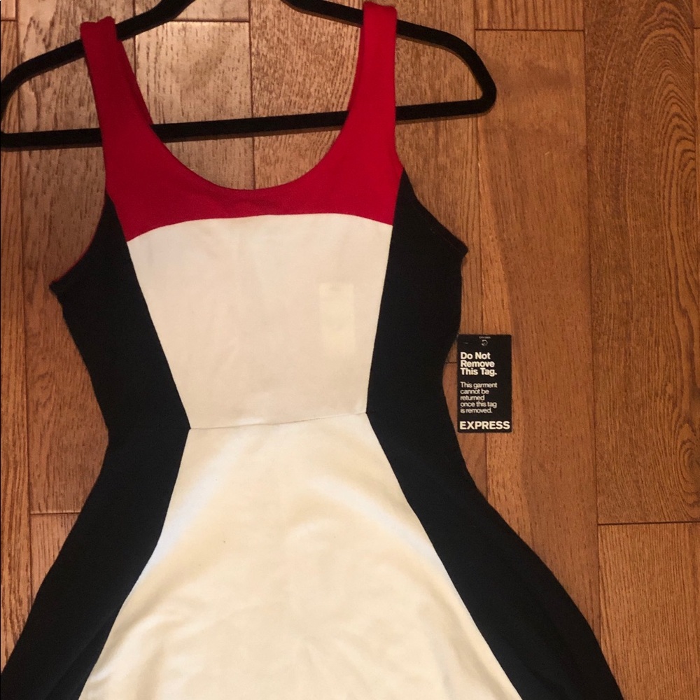 Brand new Express color block dress
